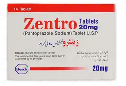 Zentro Tablets 20mg